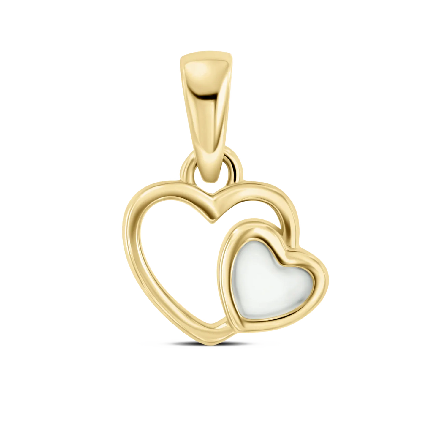 Heart to Heart | Moedermelk Hanger Goud