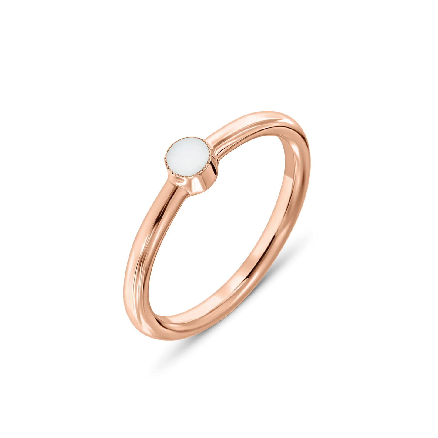 Amy | Moedermelk Ring massief