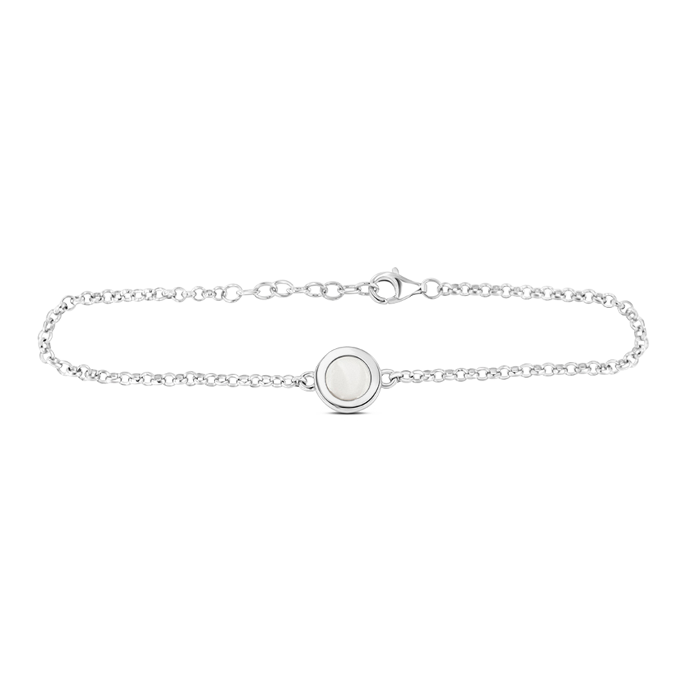 Circle of Life | Moedermelk Armband Zilver