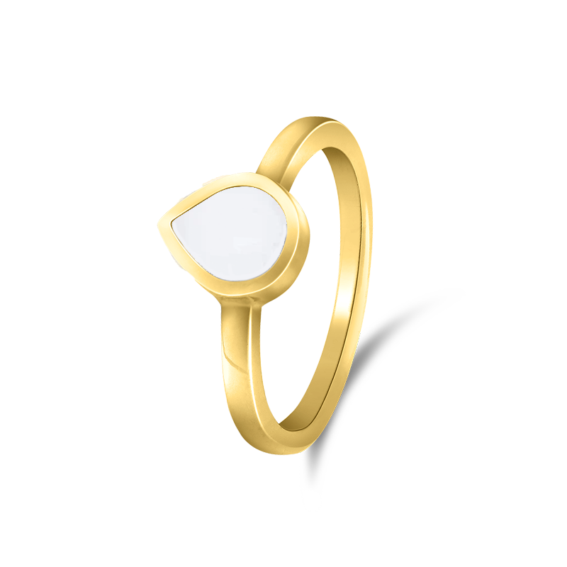 Droplet | Moedermelk Ring Goud