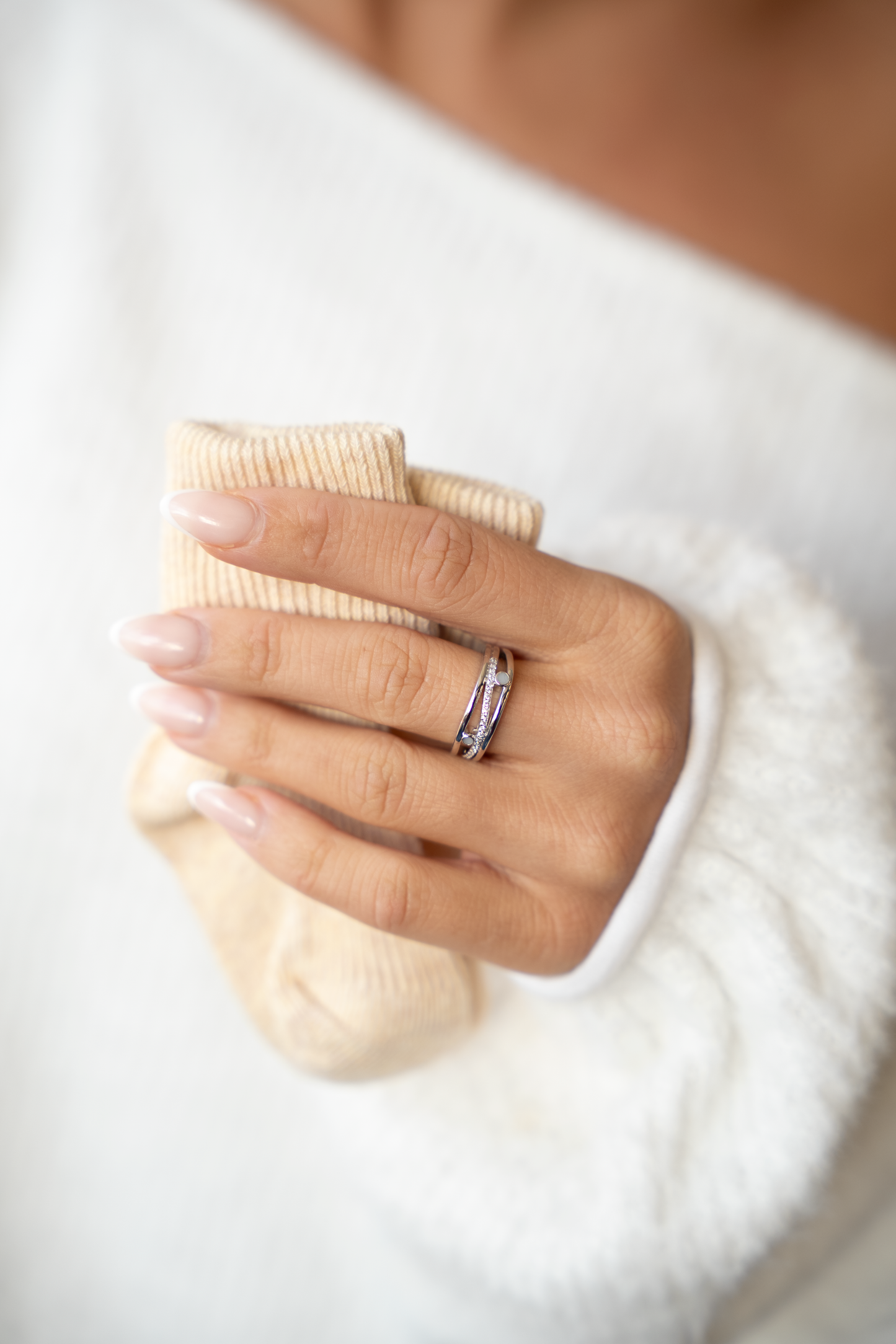 Charlotte | Moedermelk Ring Zilver