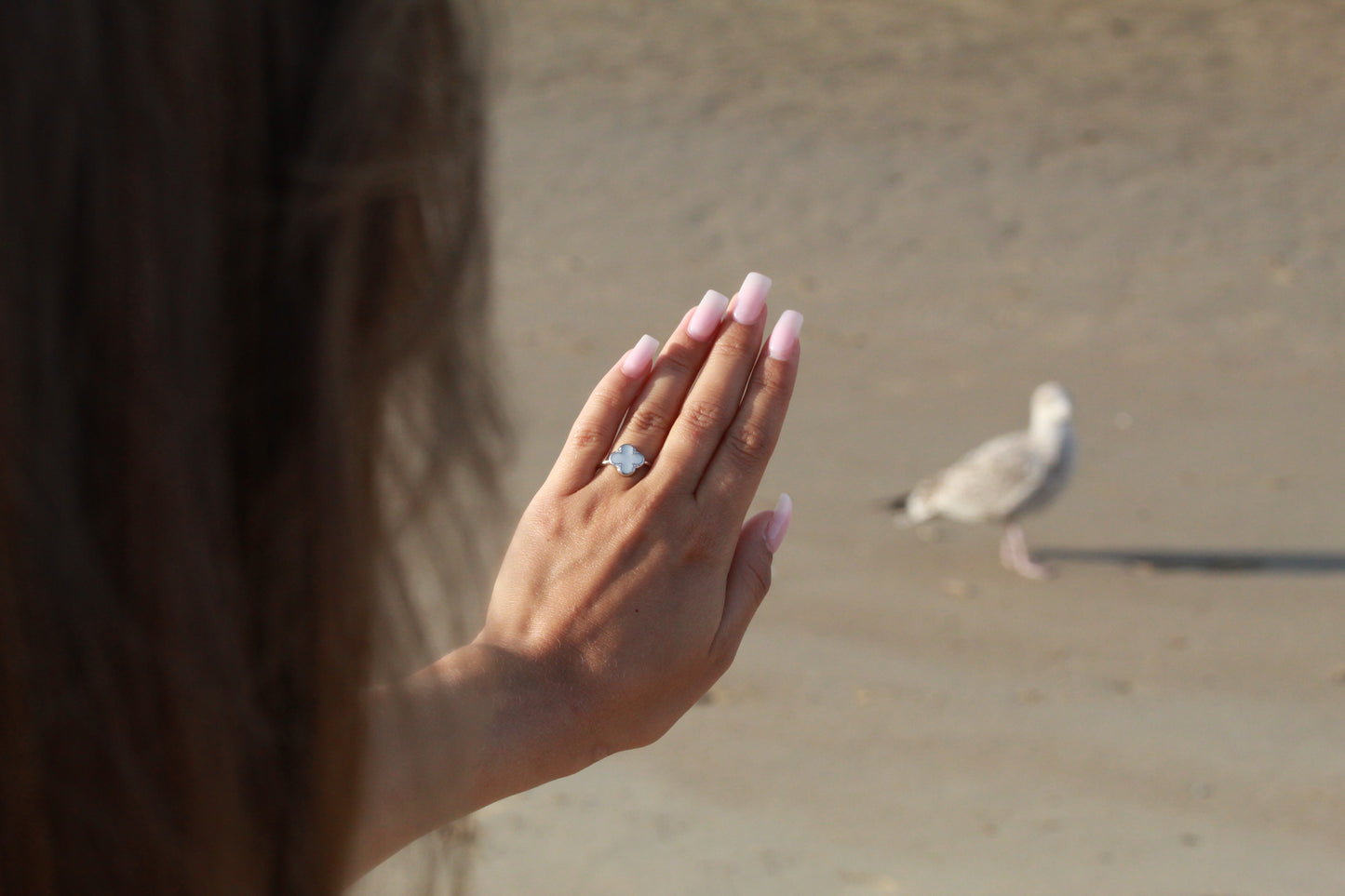 Lucky | Moedermelk Ring Zilver