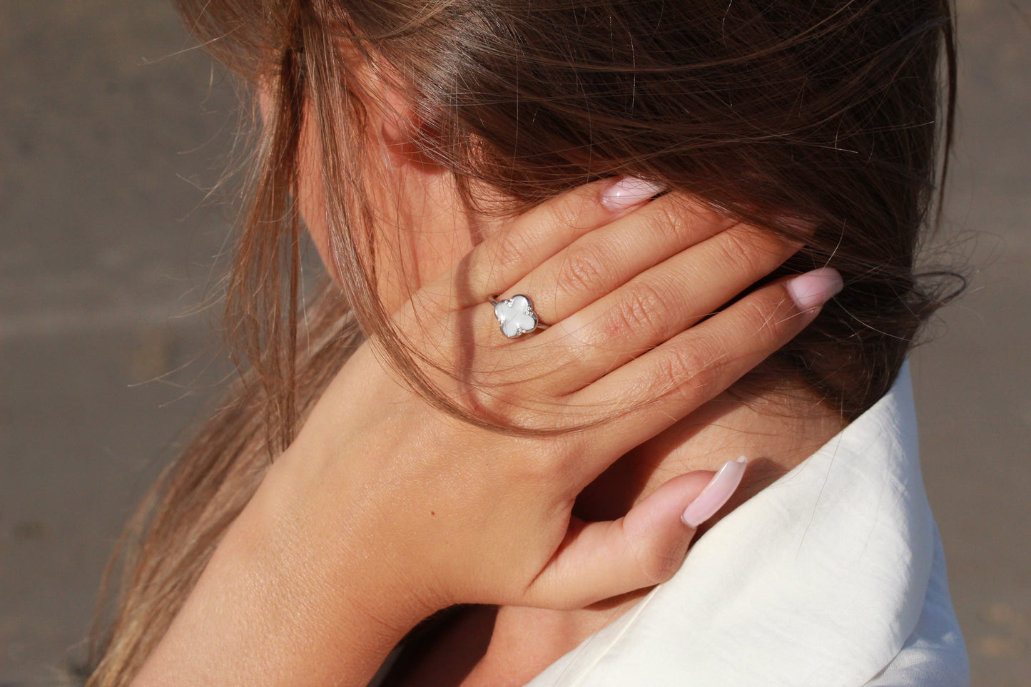 Lucky | Moedermelk Ring Zilver