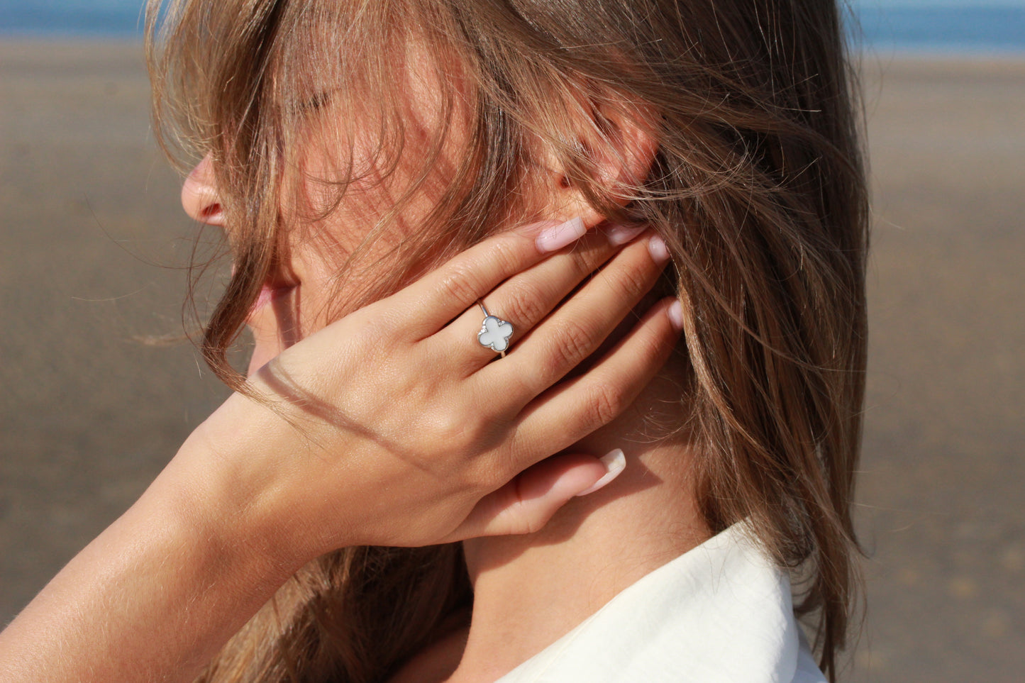 Lucky | Moedermelk Ring Zilver