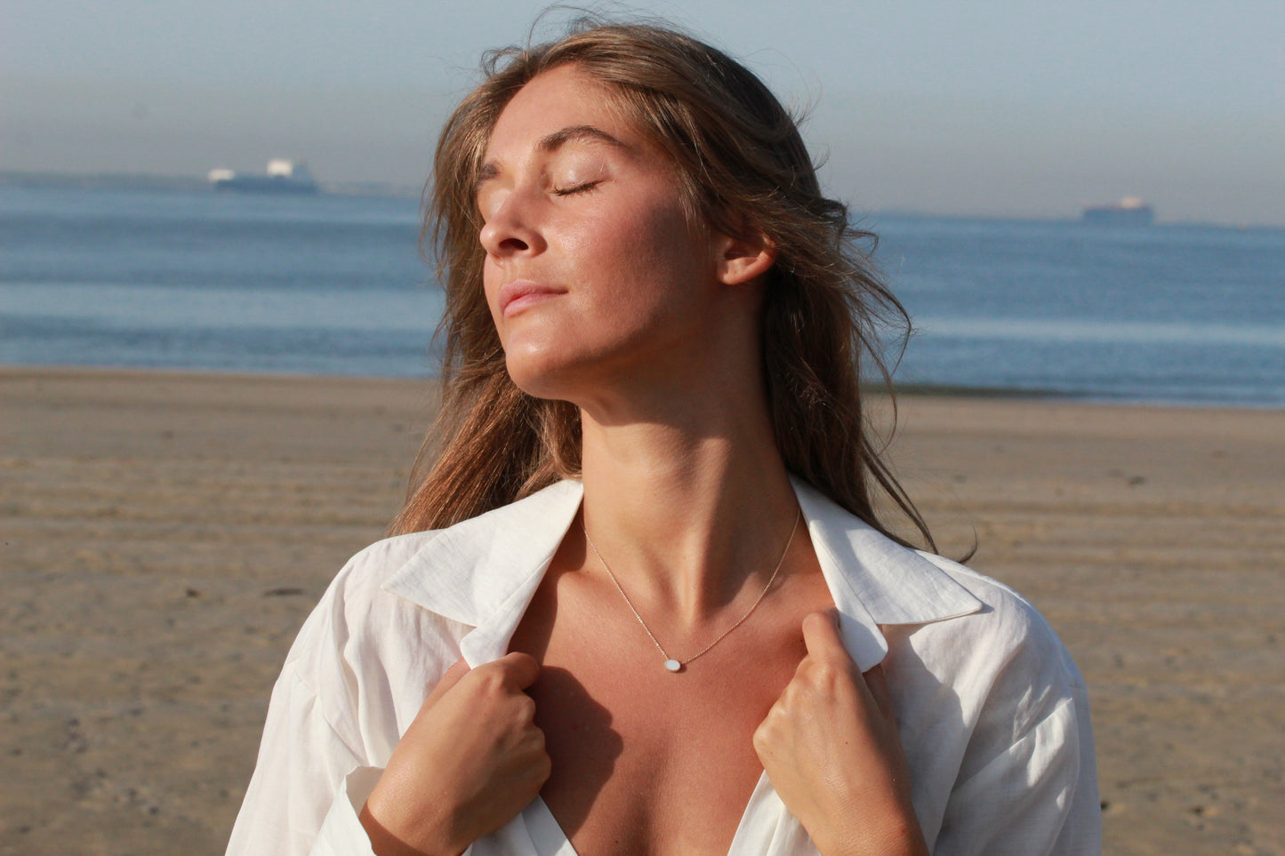 Luna | Breast Milk Necklace Silver