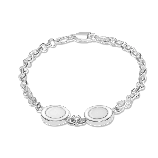 Tess Twins | Moedermelk Armband massief