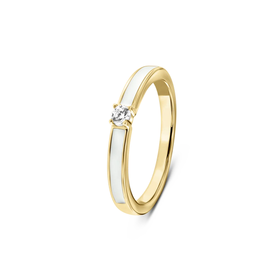 Cinderella | Moedermelk Ring massief