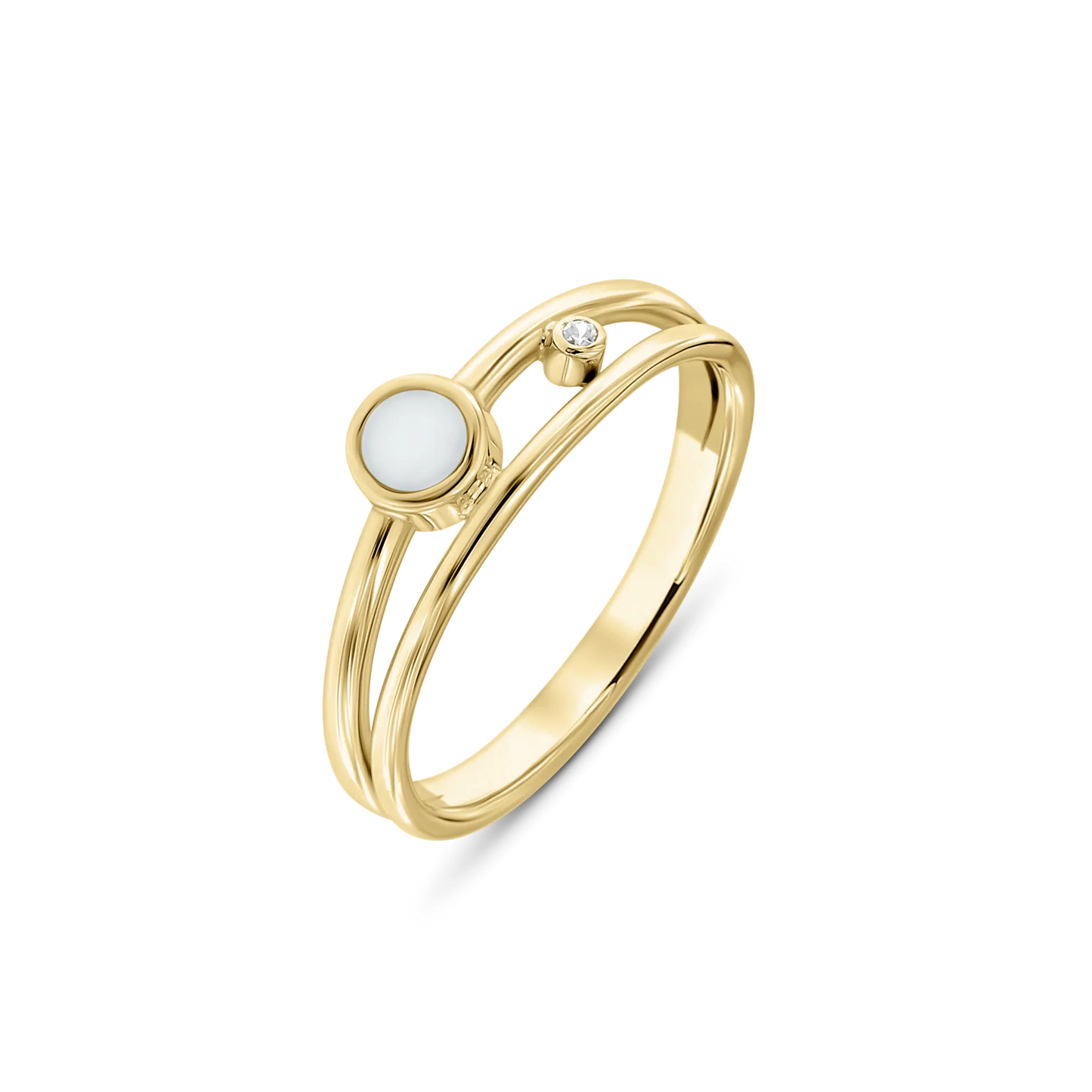 Sofia | Moedermelk Ring massief