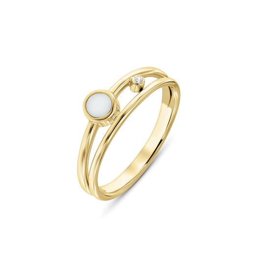 Sofia | Moedermelk Ring massief