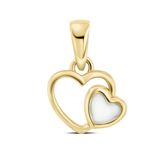 Heart to Heart | Moedermelk Hanger Goud