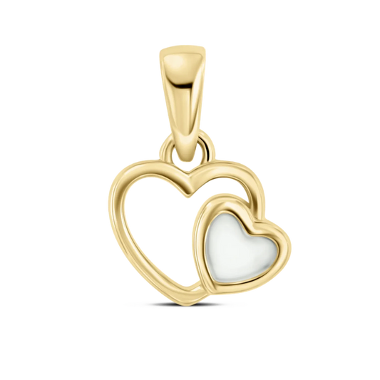 Heart to Heart | Moedermelk Hanger Goud