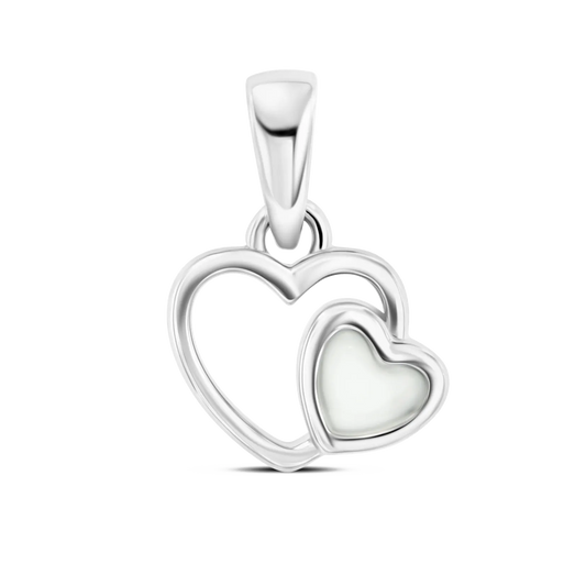 Heart to Heart | Moedermelk Hanger Zilver