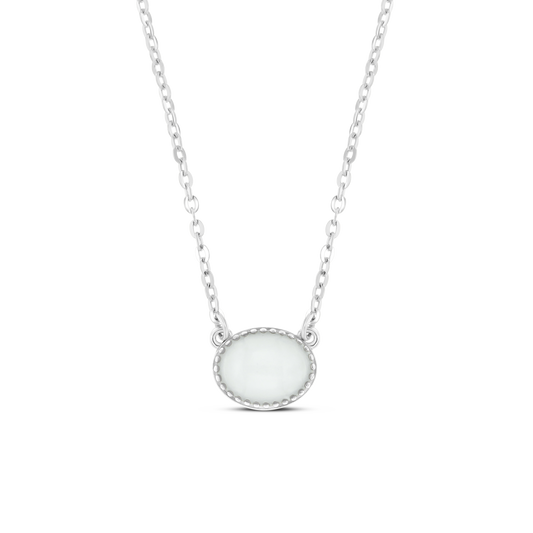 Luna | Moedermelk Ketting Zilver