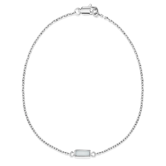 Britt | Moedermelk Armband Zilver