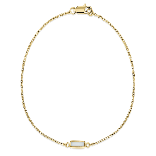 Britt | Moedermelk Armband massief