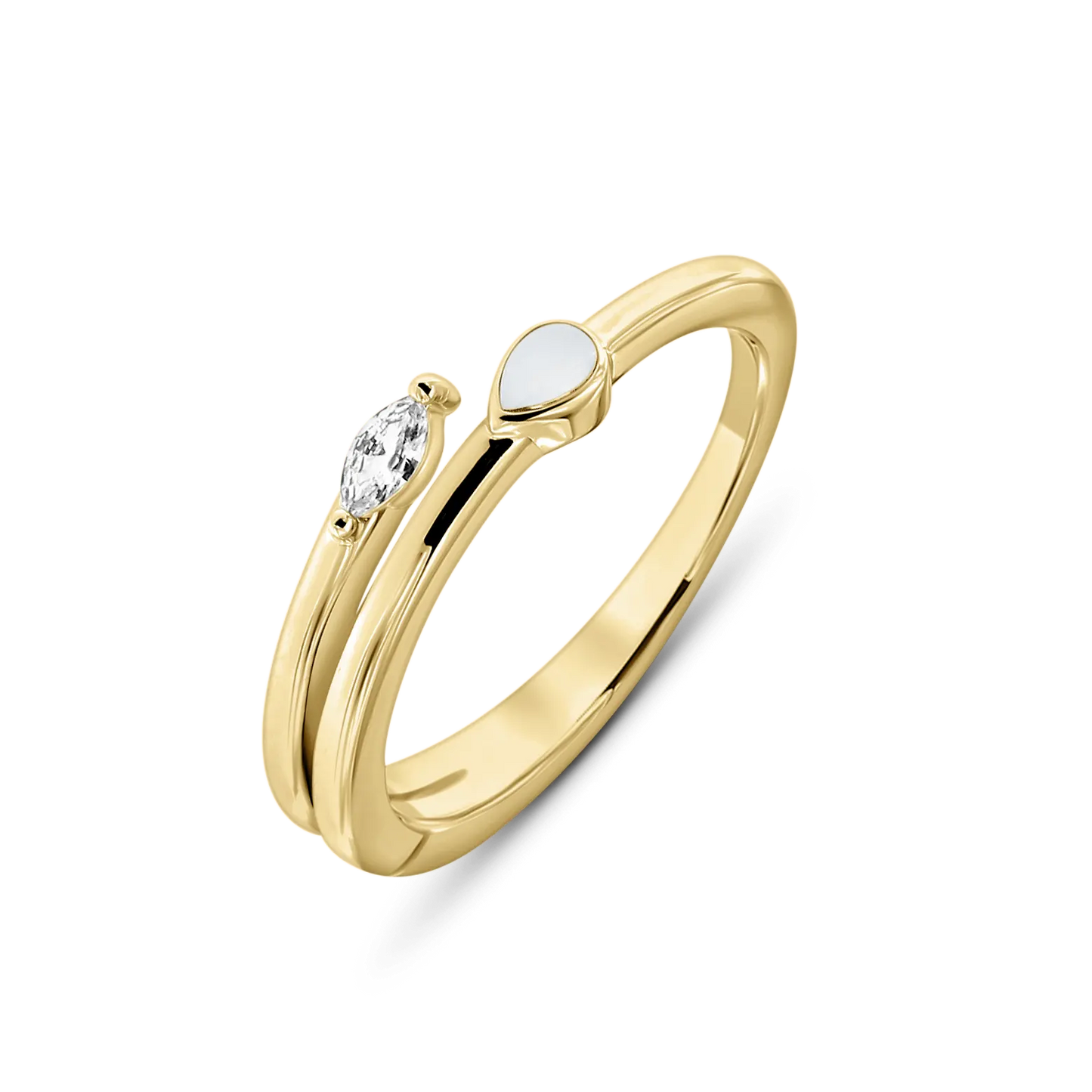 Naomi | Moedermelk Ring massief