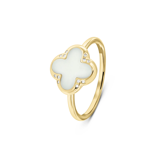 Lucky | Moedermelk Ring massief