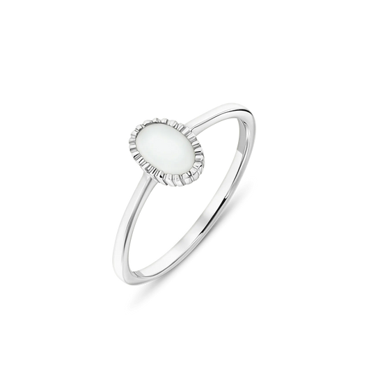 Lauren| Moedermelk Ring Zilver