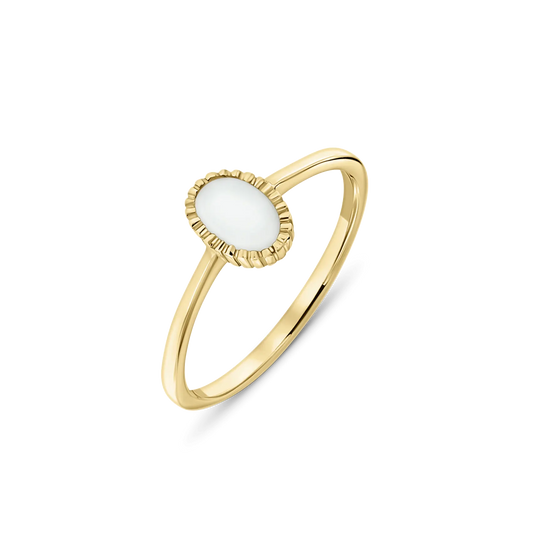 Lauren | Moedermelk Ring massief