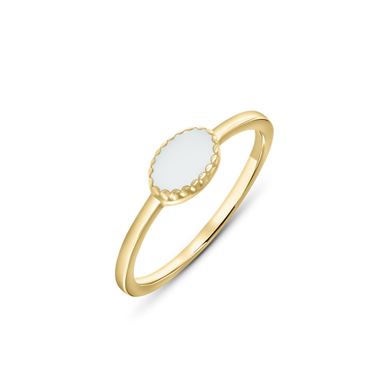 Luna | Moedermelk Ring massief