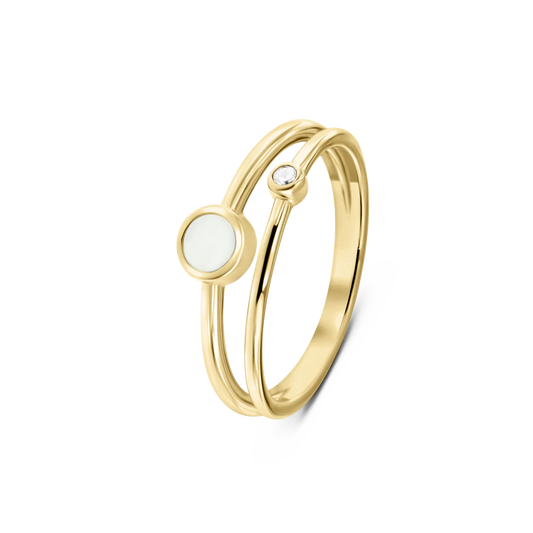 Sofia | Moedermelk Ring massief
