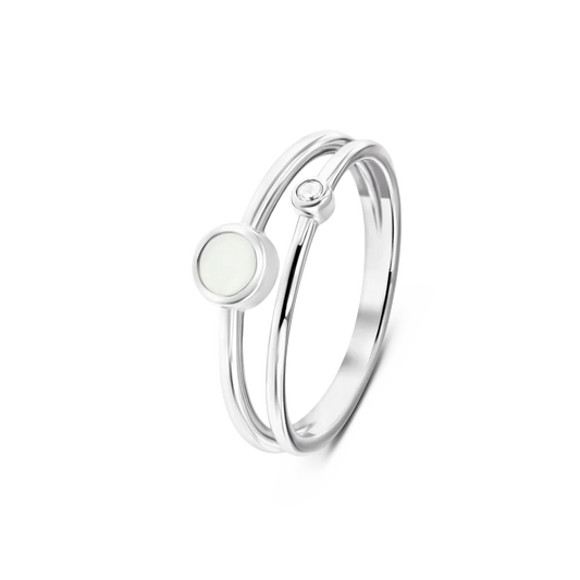 Sofia | Moedermelk Ring Zilver