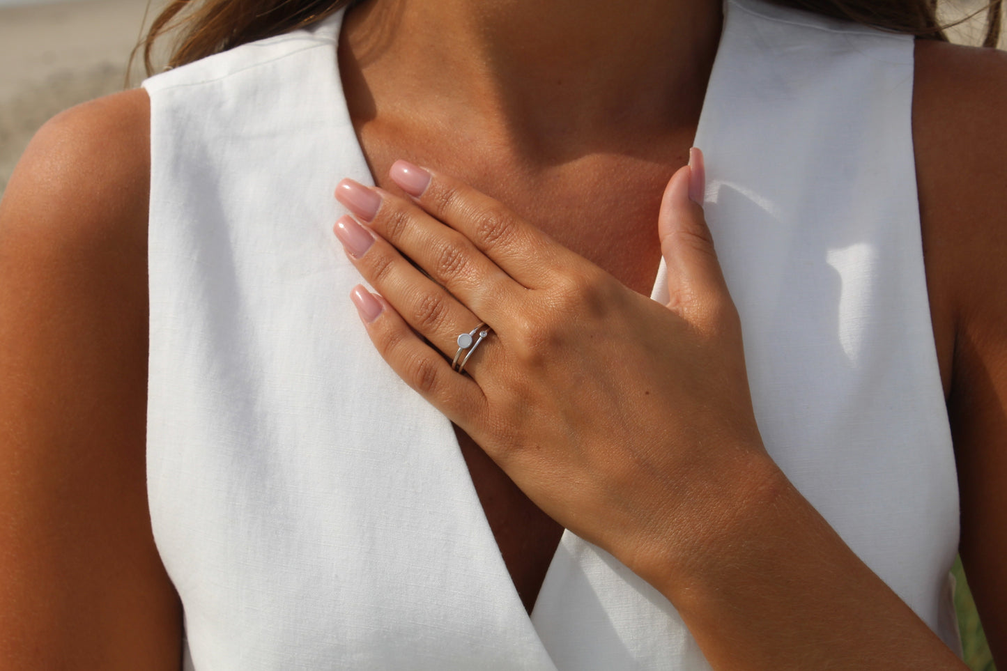 Sofia | Moedermelk Ring Zilver