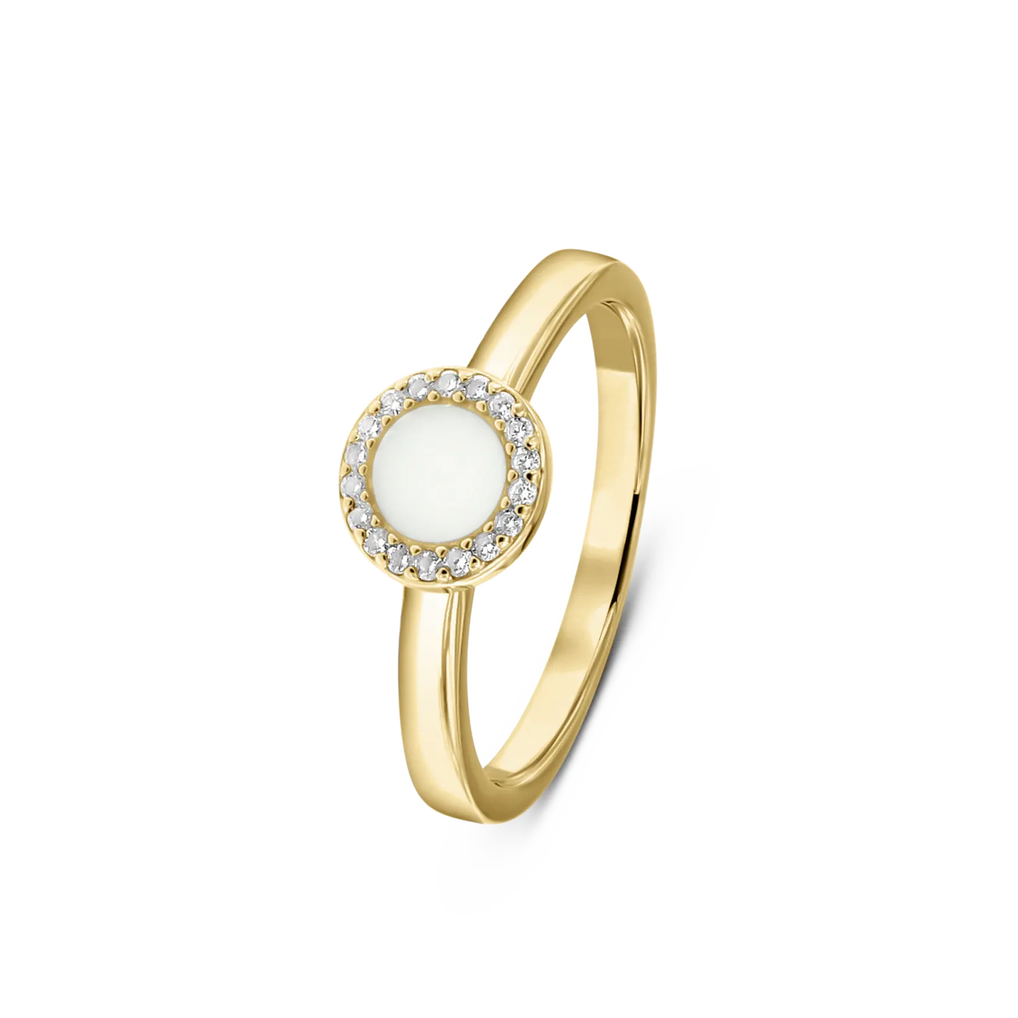 Zoë | Moedermelk Ring Goud