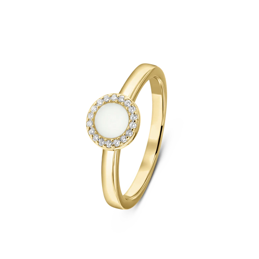 Zoë | Moedermelk Ring massief