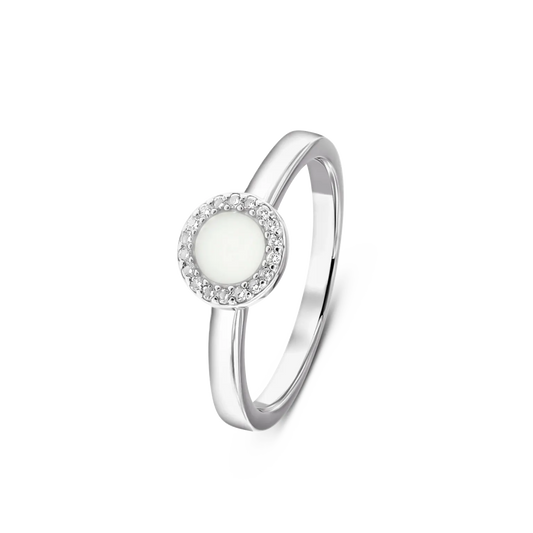 Zoë | Moedermelk Ring Zilver