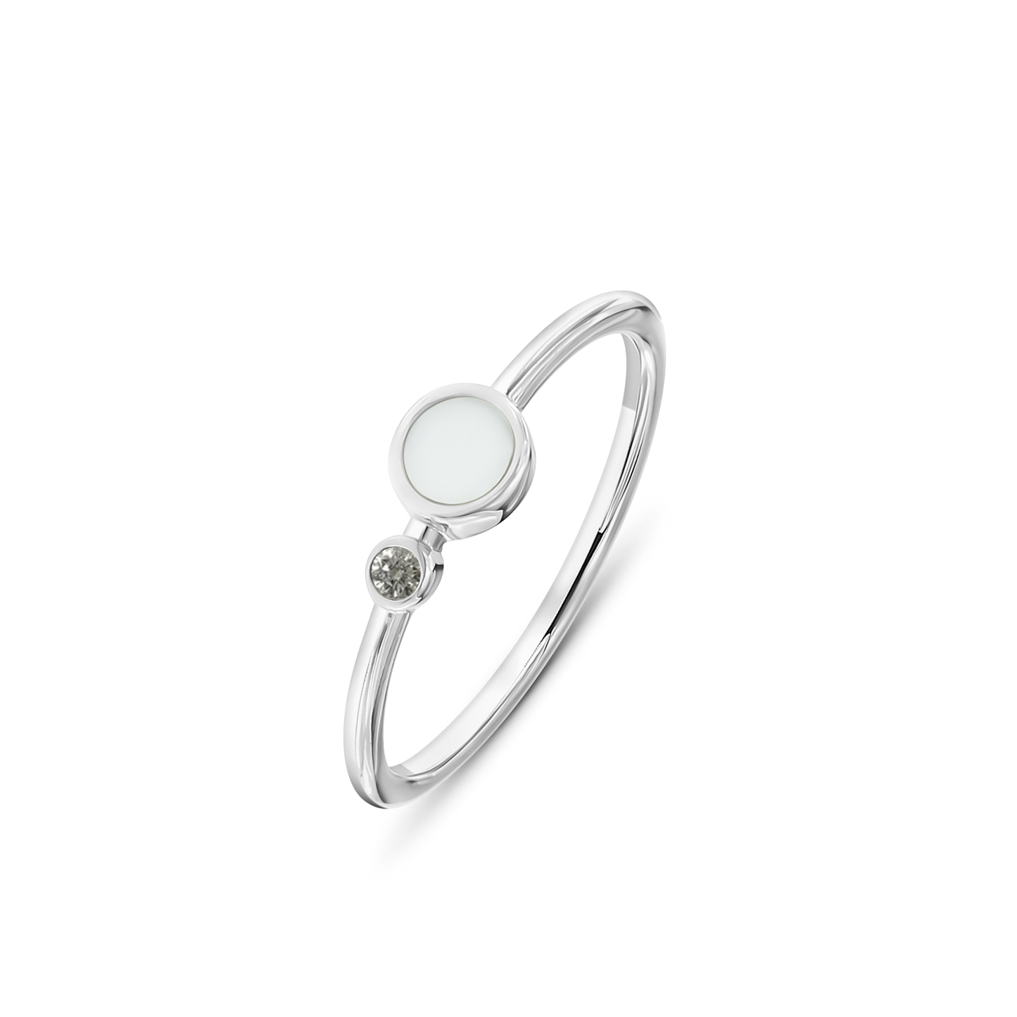 Giulia | Moedermelk Ring massief
