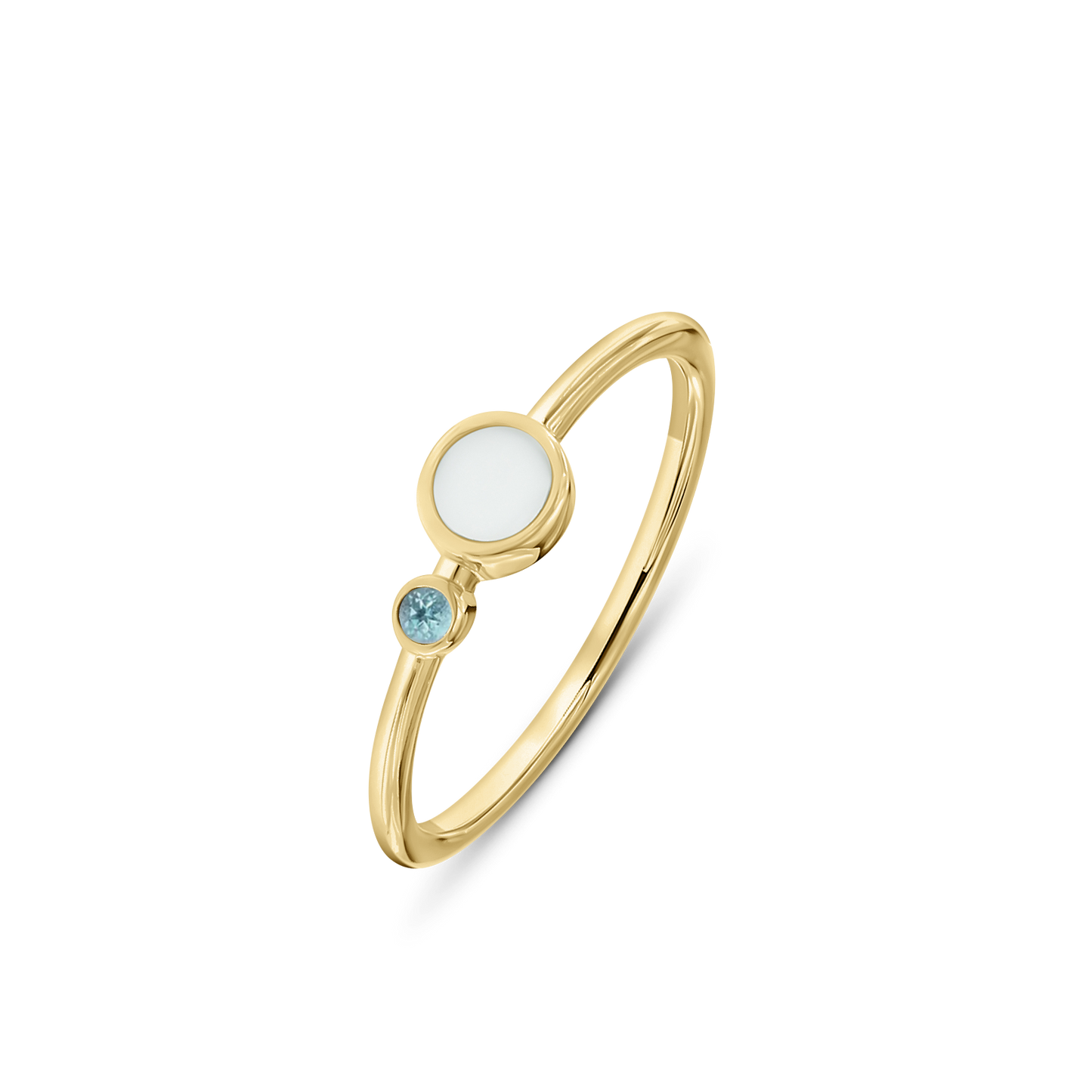 Giulia | Moedermelk Ring massief