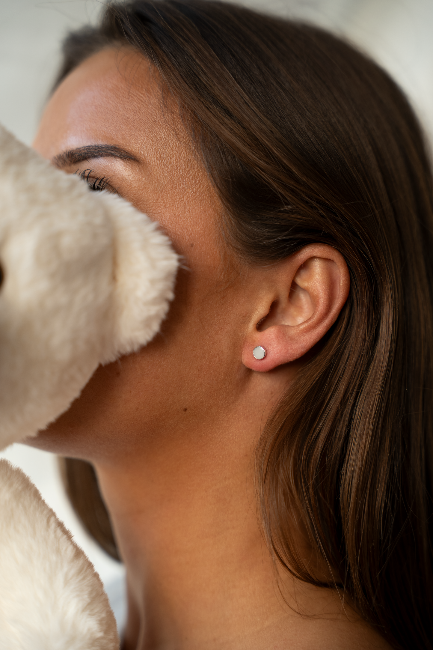 Lis | Breast Milk Stud Earrings Silver