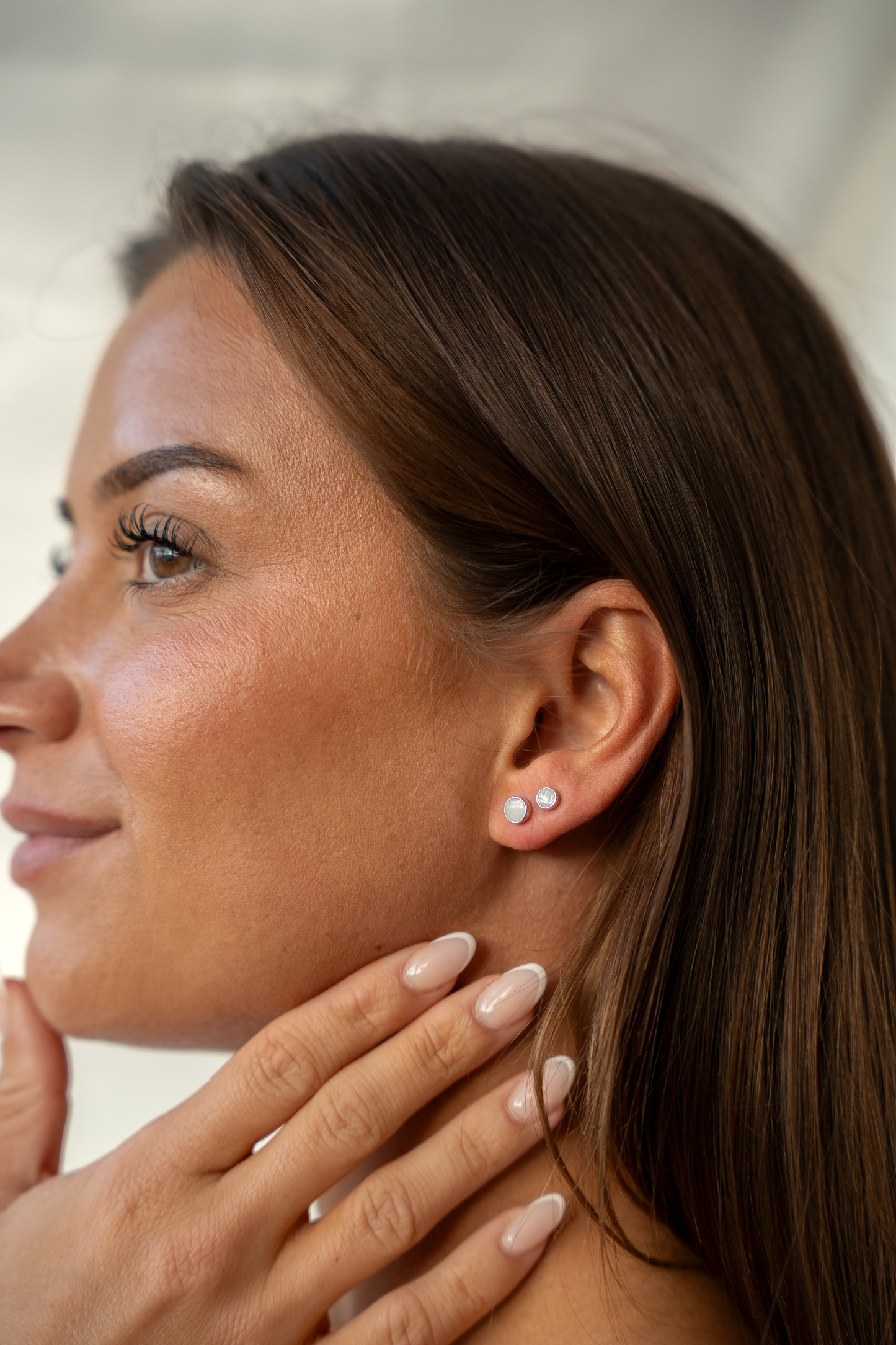 Mini Lis | Breast Milk Stud Earrings solid