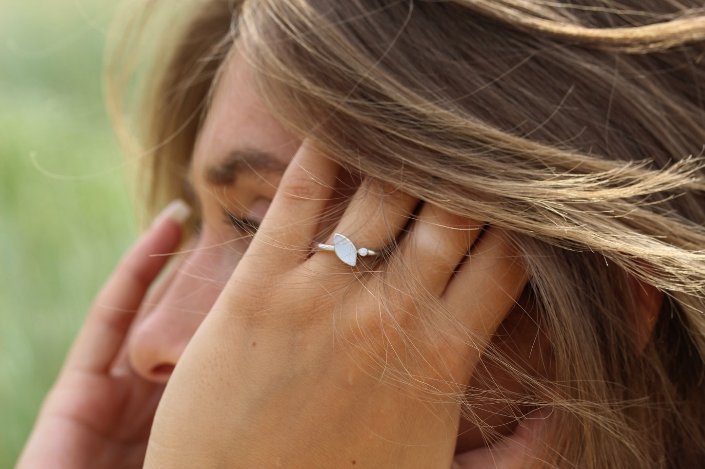 Lina | Moedermelk Ring massief
