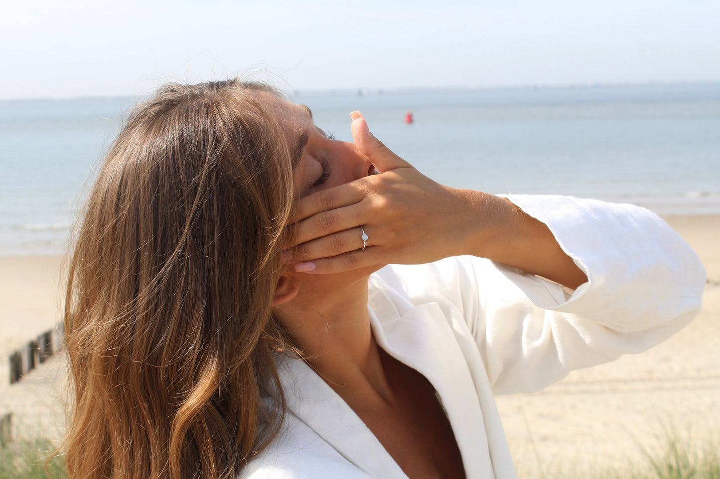 Giulia | Moedermelk Ring massief