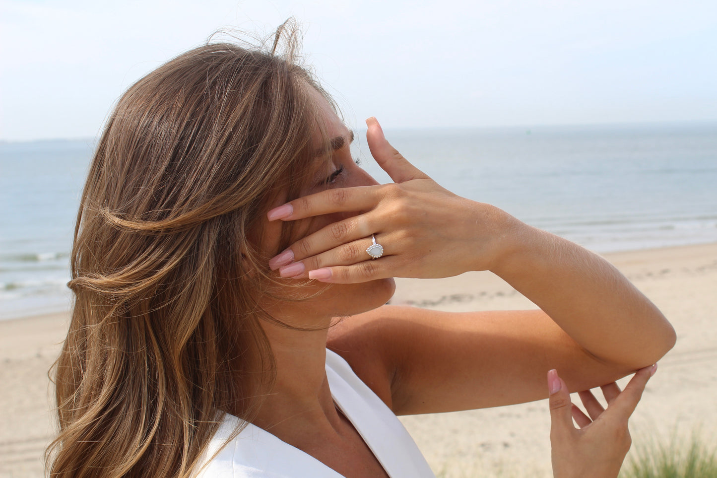 Jasmijn | Moedermelk Ring massief