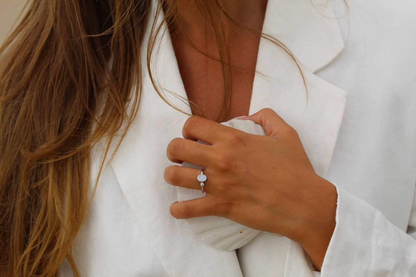 Elisa | Moedermelk Ring Zilver