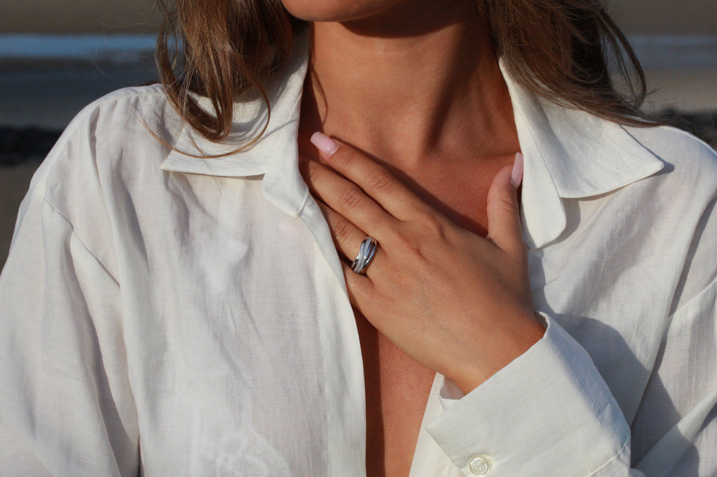 Julie | Moedermelk Ring massief