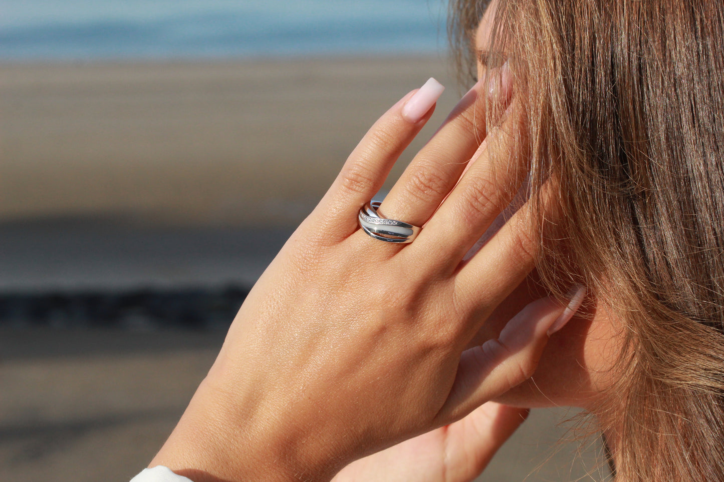 Julie | Moedermelk Ring massief