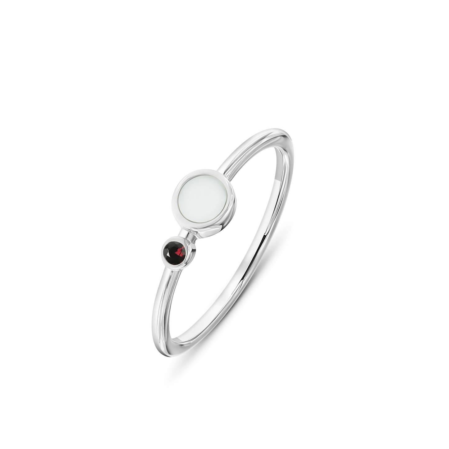 Giulia | Moedermelk Ring massief