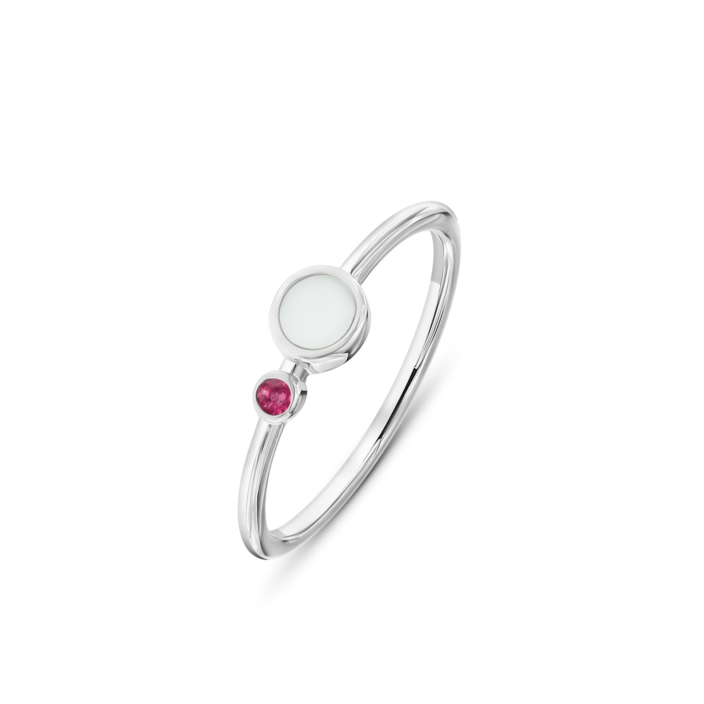 Giulia | Moedermelk Ring massief