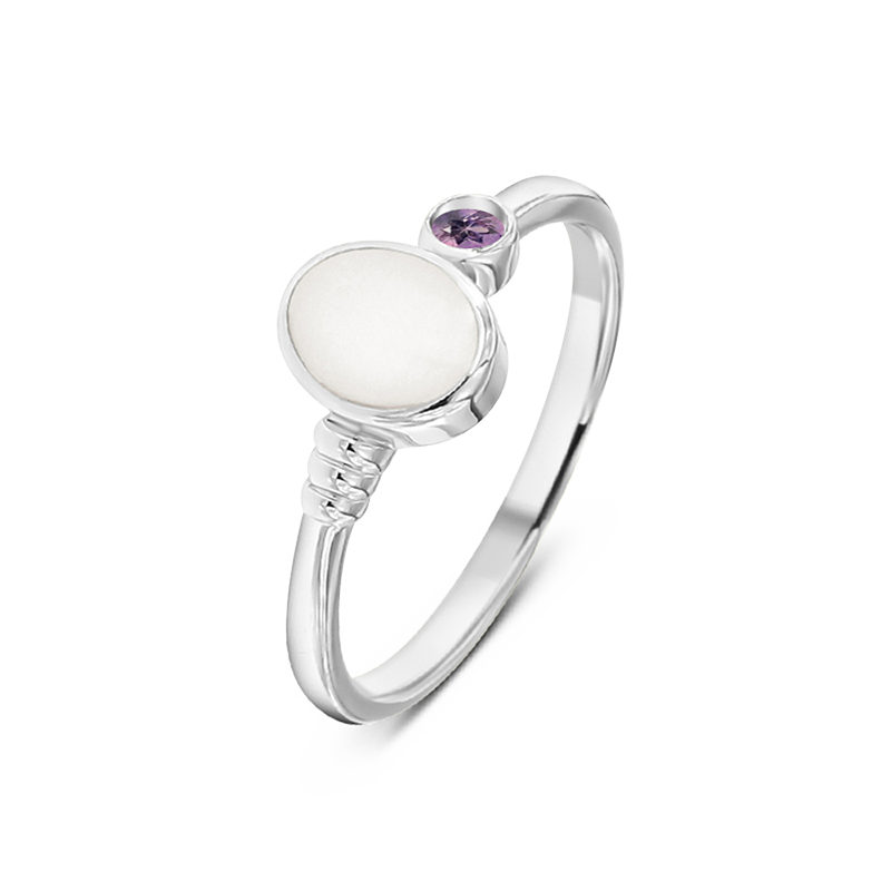 Elisa | Moedermelk Ring massief