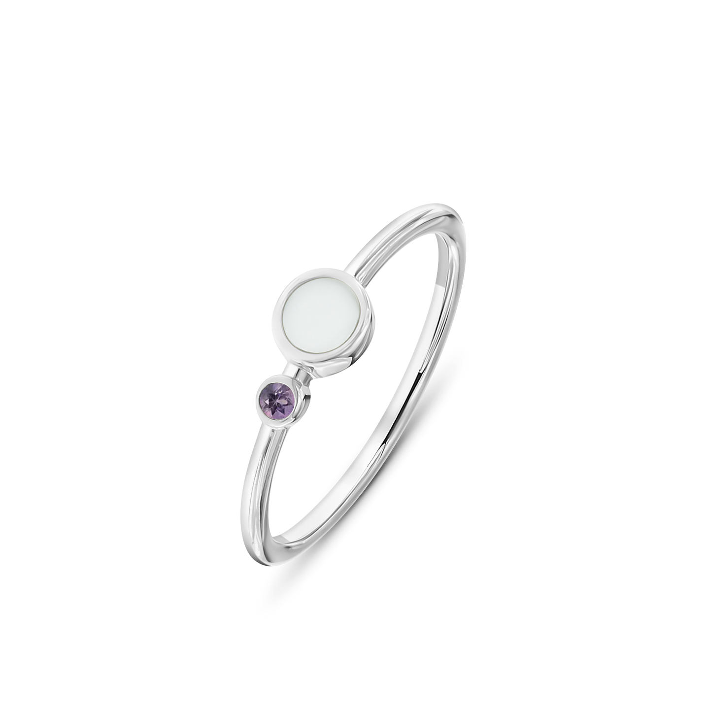 Giulia | Moedermelk Ring massief