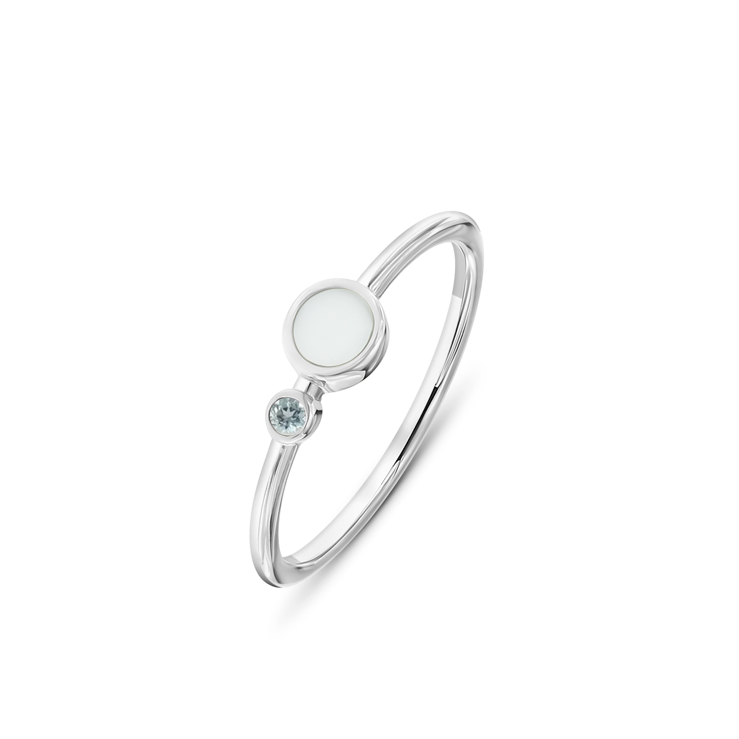 Giulia | Moedermelk Ring massief