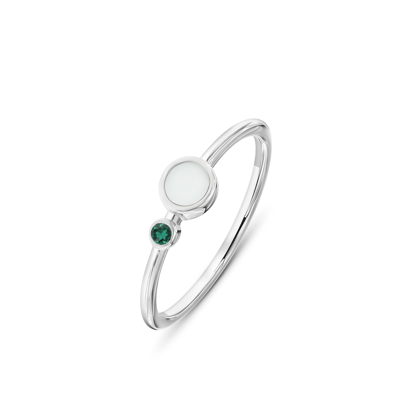 Giulia | Moedermelk Ring massief