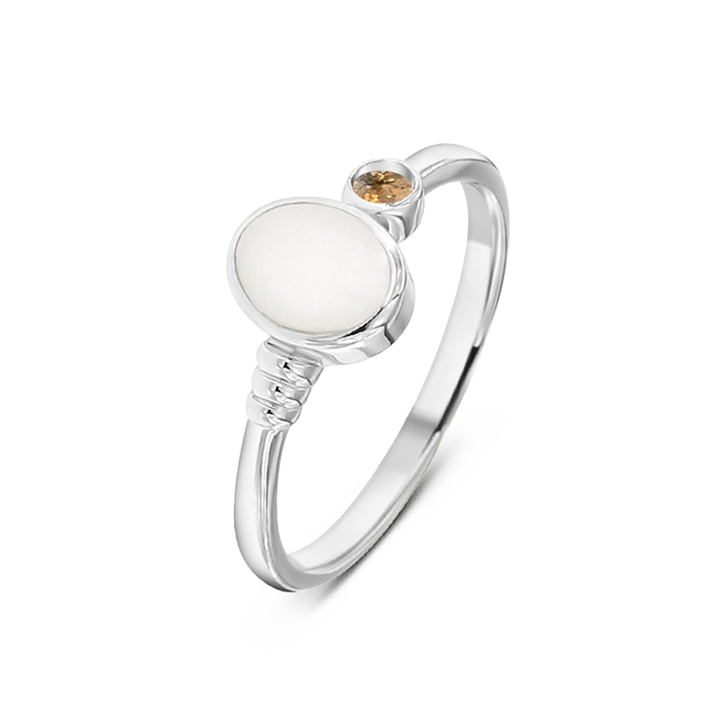 Elisa | Moedermelk Ring massief