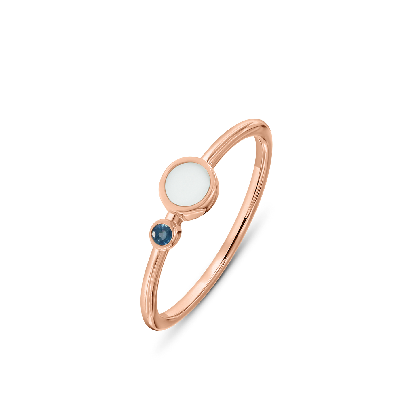 Giulia | Moedermelk Ring massief