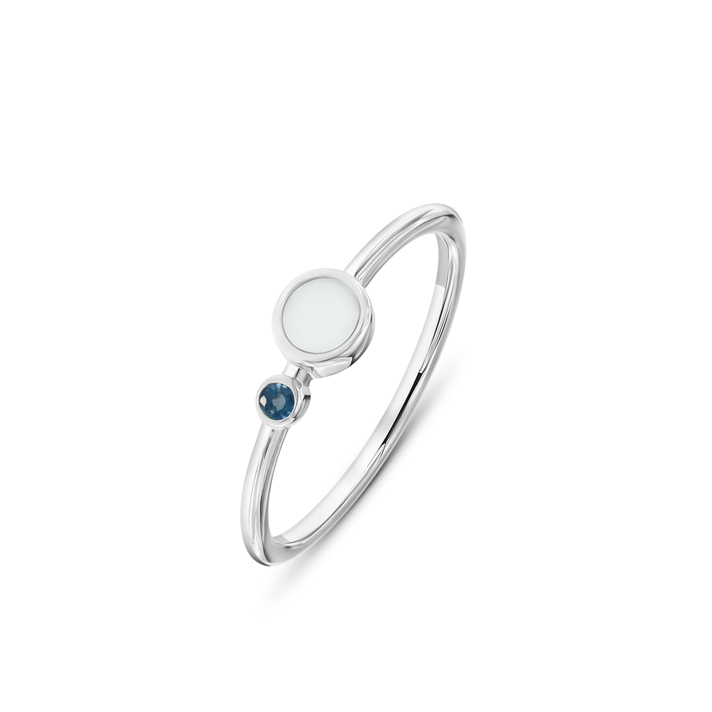 Giulia | Moedermelk Ring massief