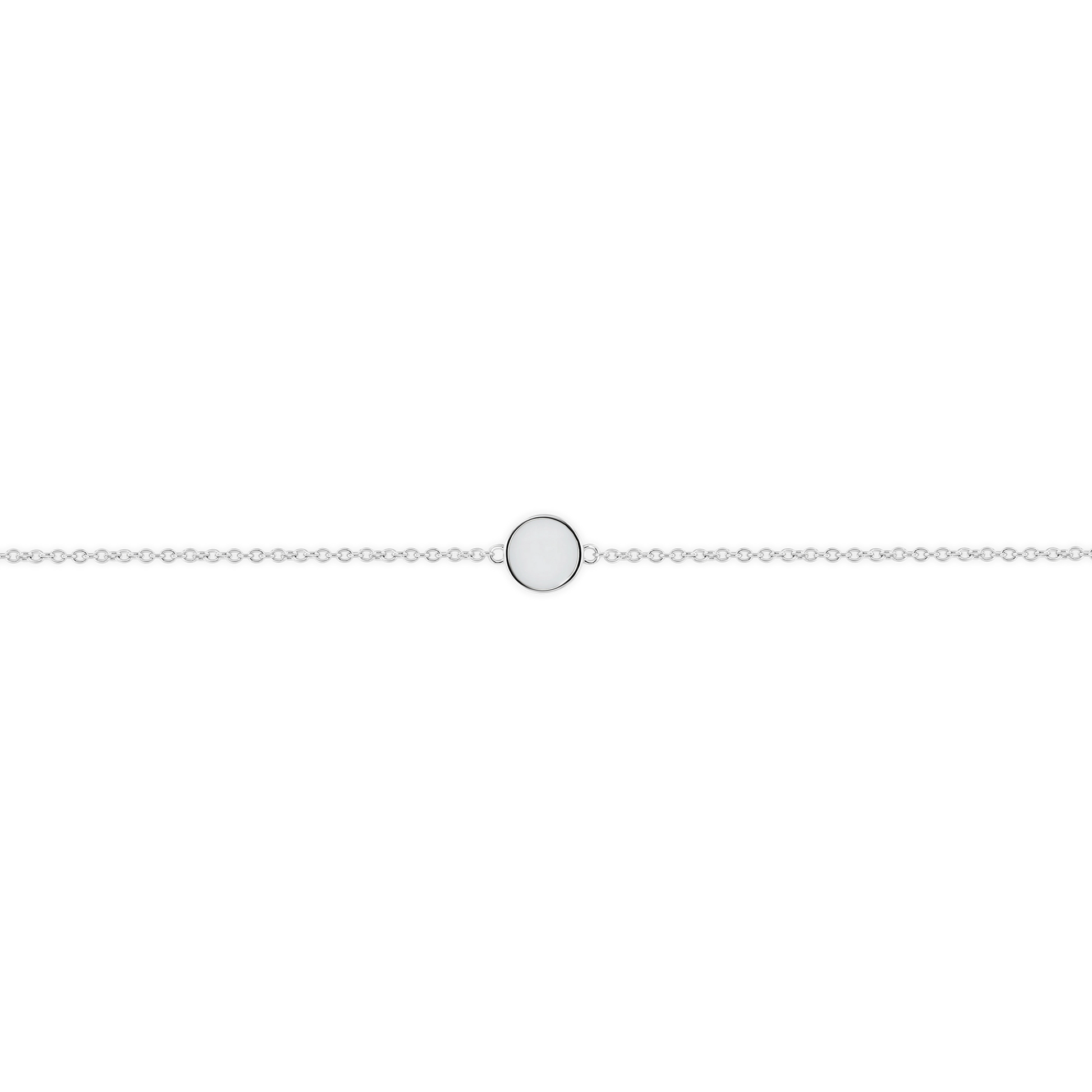 Lis moedermelk armband in witgoud